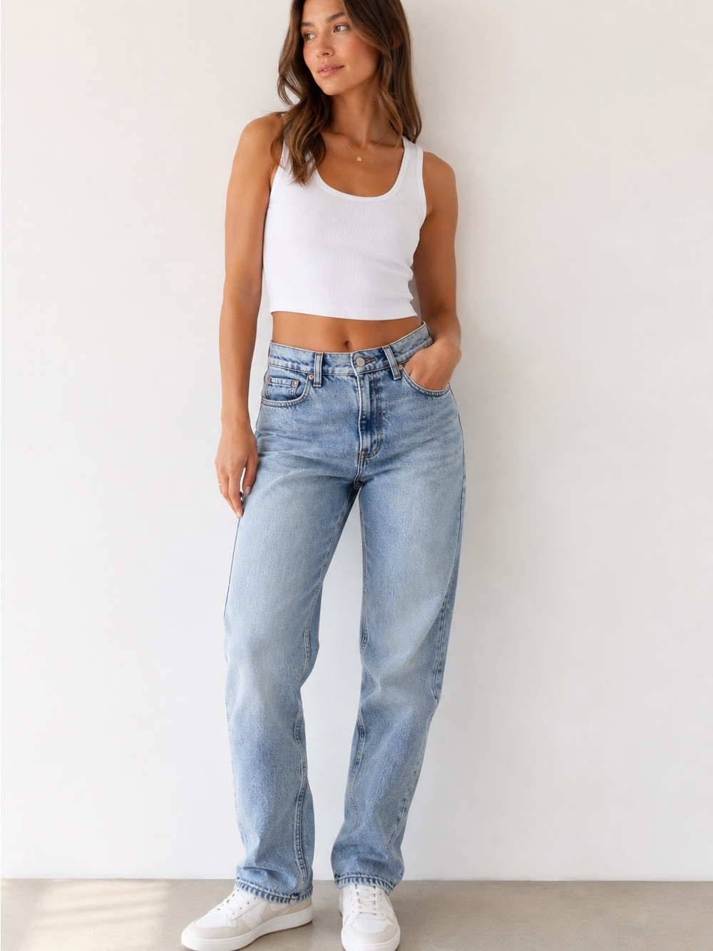 Garage Denim Y2K Vintage Straight Leg Light Wash Womens Jeans | Size 3
